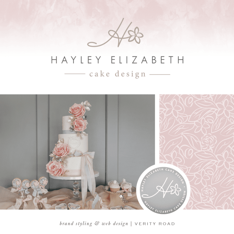 Hayley Elizabeth Cake Design - rebrand
