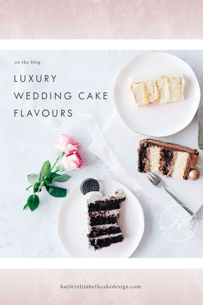 Luxury wedding cake flavours